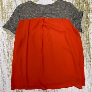 Market & Spruce Women’s Top Short Sleeve size L